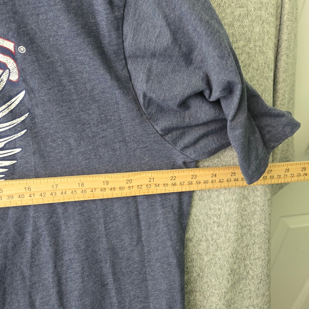 Cabelas Mens XL Graphic T-Shirt Gray American Flag Eagle Since 1961 Short Sleeve - Picture 7 of 7
